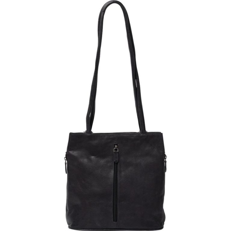 Ellie Leather 2-1 Convertible Shoulder Bag / Backpack | The Leather Crew