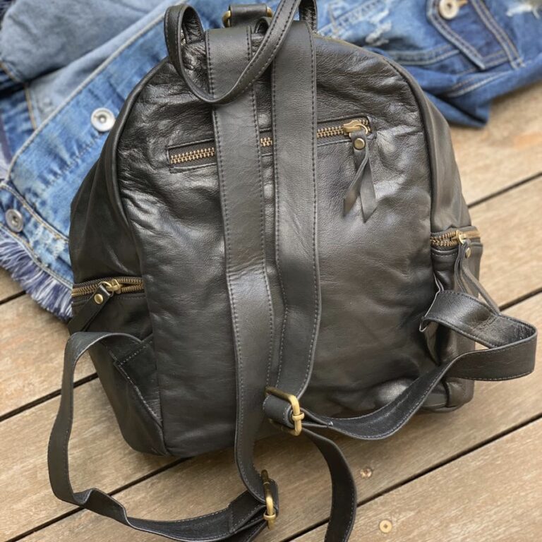 Small Slouch BackPack | Leather Backpack | The Leather Crew